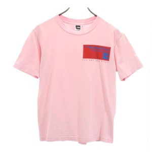 ノースフェイス アウトドア 半袖 Tシャツ M ピンク THE NORTH FACE メンズ