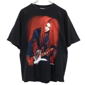 The Roxx 90s Hide X Japan 半袖 Tシャツ L ブラック系 The Roxx バンT バンド メンズ