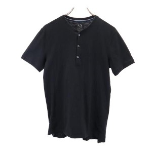 アルマーニエクスチェンジ 半袖 Tシャツ S ブラック ARMANI EXCHANGE メンズ