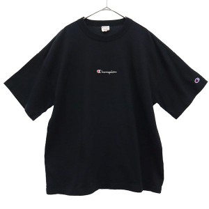 チャンピオン プリント 半袖 Tシャツ M ブラック Champion メンズ