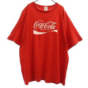 デルタ プロウエイト コカコーラプリント 半袖 Tシャツ XL レッド DELTA PRO WEIGHT cocacola メンズ