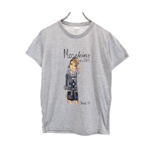 モスキーノ 半袖 Tシャツ グレー系 MOSCHINO レディース