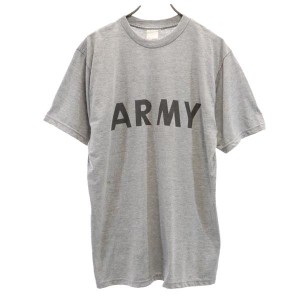 アメリカ軍 半袖 Tシャツ グレー系 US ARMY メンズ