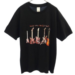 ヴァンヘイレン プリント 半袖 Tシャツ M ブラック系 VAN HALEN GILDAN Softstyle メンズ