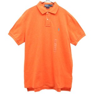 未使用 ポロバイラルフローレン 半袖 ポロシャツ L オレンジ Polo by Ralph Lauren メンズ