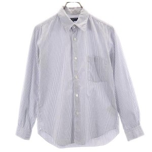 コムデギャルソンオム 日本製 チェック 長袖 シャツ SS ホワイト系 COMME des GARCONS HOMME メンズ