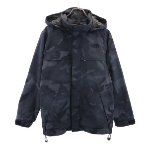 ノースフェイス アウトドア NP10716 カモフラ柄 マウンテンパーカー S グレー系 THE NORTH FACE メンズ