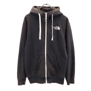 ノースフェイス アウトドア NT11530 長袖 ジップパーカー M 黒系 THE NORTH FACE 裏起毛 メンズ