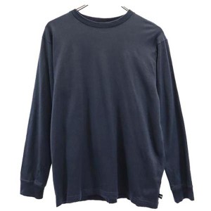 ノースフェイス NT61715 長袖 Tシャツ XL ネイビー系 THE NORTH FACE ロンT ロゴ メンズ