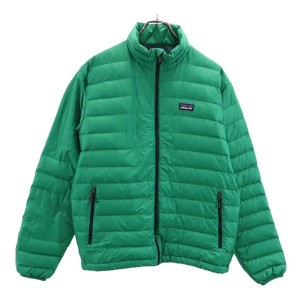 パタゴニア 長袖 ダウンジャケット S グリーン patagonia ロゴ アウトドア メンズ