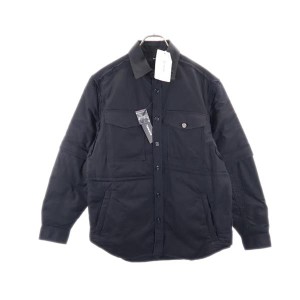 未使用 ディーゼル 2WAY バックプリント シャツ ジャケット S ブラック系 DIESEL メンズ