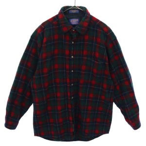 ペンドルトン チェック 長袖 ウールシャツ L PENDLETON メンズ