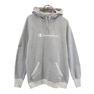 チャンピオン 長袖 スウェットパーカー 2XL グレー Champion ビッグサイズ メンズ