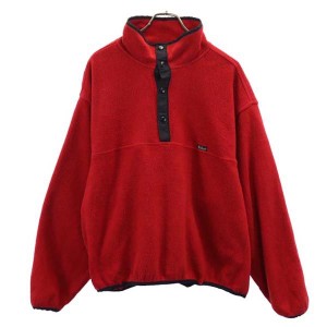 ウールリッチ 90s オールド 長袖 プルオーバー フリースジャケット XL レッド系 WOOLRICH メンズ