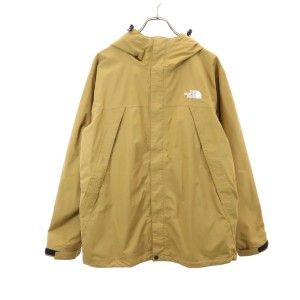 ザノースフェイス NP61940 アウトドア スクープ ナイロンジャケット XL キャメル系 THE NORTH FACE フード 裏メッシュ地 メンズ