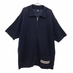 トミージーンズ ニットジャケット XXL ネイビー TOMMY JEANS ビッグサイズ メンズ