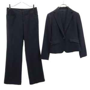 美品【M-premier】ストライプパンツスーツ セットアップ なれ 36