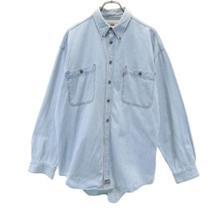 リーバイス 90s オールド 長袖 ボタンダウン デニムシャツ L Levi’s メンズ