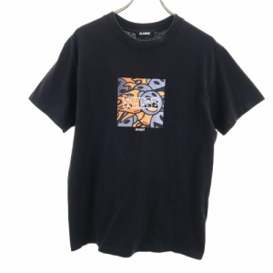 エクストララージ プリント 半袖 Tシャツ M ブラック XLARGE メンズ