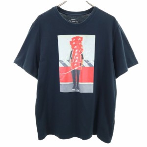 ナイキ THE NIKE TEE プリント 半袖 ビッグサイズ Tシャツ XXL ブラック NIKE メンズ