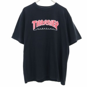 スラッシャー 半袖 Tシャツ ブラック THRASHER メンズ