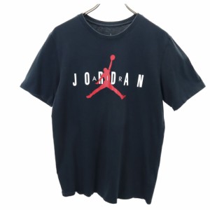 エアジョーダン プリント 半袖 Tシャツ M ネイビー AIR JORDAN ナイキ NIKE メンズ