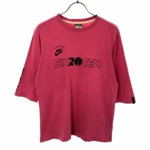 ナイキ 7分袖 Tシャツ M ピンク NIKE メンズ