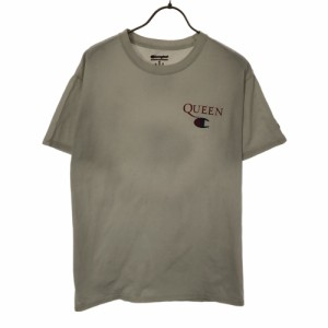 チャンピオン QUEEN バックプリント 半袖 Tシャツ M ホワイト Champion メンズ