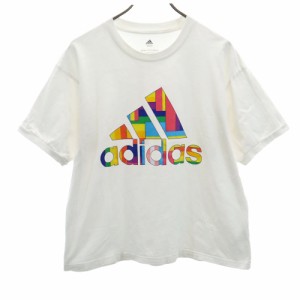 アディダス プリント 半袖 Tシャツ L ホワイト adidas メンズ