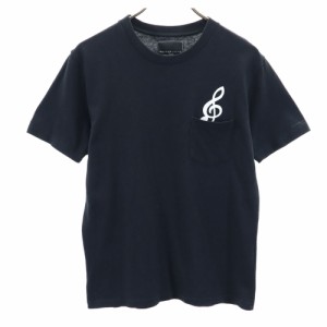 ナンバーナイン 半袖 Tシャツ M ブラック NUMBER(N)INE メンズ