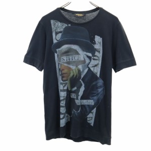 ディーゼルブラックゴールド 半袖 Tシャツ S 黒 DIESEL BLACK GOLD メンズ