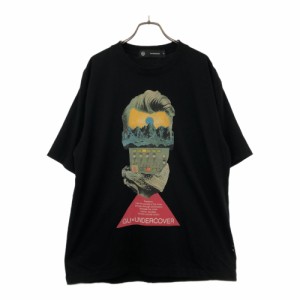 ジーユー アンダーカバー UNDERCOVER プリント 半袖 Tシャツ M ブラック GU UNDERCOVER メンズ