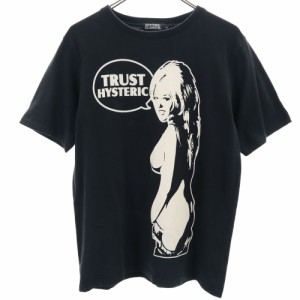 ヒステリックグラマー 日本製 半袖 Tシャツ L 黒 HYSTERIC GLAMOUR メンズ