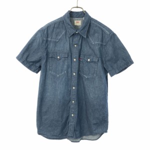 リーバイス 半袖 デニム ウエスタンシャツ M Levi’s メンズ