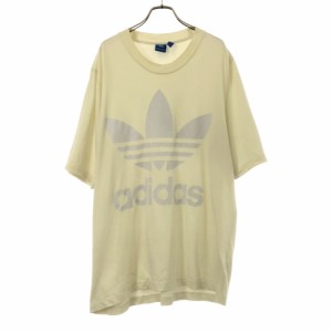 アディダス トレフォイルロゴ 半袖 Tシャツ 2XO ホワイト系 adidas ビッグサイズ メンズ