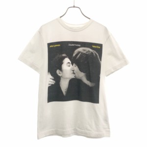 ザラ 半袖 YOKO ONO&JOHN LENNON Tシャツ S ホワイト ZARA レディース