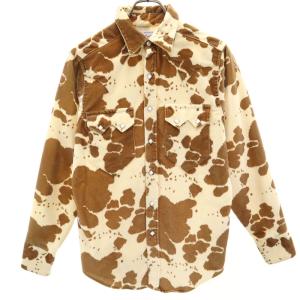 ワークシャツ　炎柄　古着 牛柄シャツ 牛柄 シャツ メンズの通販｜au PAY マーケット