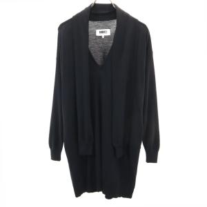 マルタンマルジェラ martin margiela mm6 ラバー 黒 コート