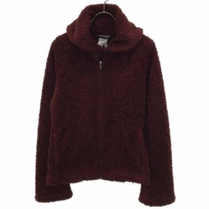 パタゴニア 長袖 ボア ジップパーカー M レッド系 patagonia