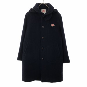 DANTON ウールモッサ ノーカラージャケットコート
