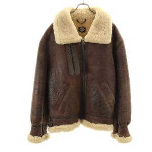 美品　ヒューゴボス　ラムレザー　フライトジャケット　B3 ムートン　M 羊革 美品ヒューゴボスラムレザーフライトジャケットB3 ムートンM 羊革