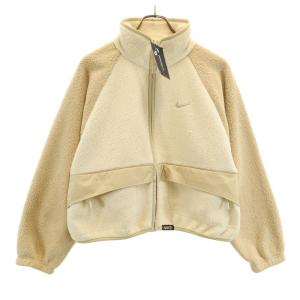 未使用】NIKE 頷い ナイキ ビッグスウォッシュ ボアジャケット S イエロー 