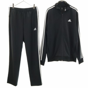 adidas セットアップ 上下 コーティングジャージ 光沢 メンズ