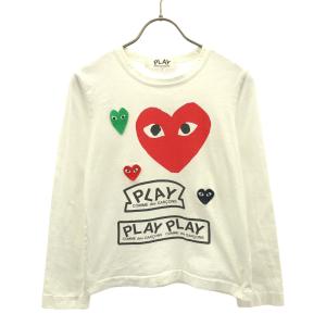 PLAY COMME des GARÇONS ミニロゴ ワッペン ロンT Comme des Garçons Play Logo Long Sleeve T Shirt | Garmentory