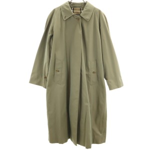 雑誌で紹介された 美品 BURBERRY アンゴラ100% ノバチェック ステンカラー コート ジャケット・アウター