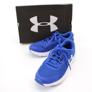 UNDER ARMOUR アンダーアーマー ランニング スニーカー 23 ブルー シューズ 運動靴 箱付き キッズ