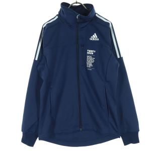 adidas 日本代表 フード付きジャージ ネイビー　３XＬ　非売品 80年代 80s アディダス アメリカ製 スポーツ ジャージ 紺