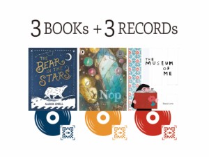 ものがたりレコーズ 3作品セット-レコードあり（英語絵本）【THE BEAR IN THE STARS】【Nop】【THE MUSEUM OF ME】海外絵本3作品