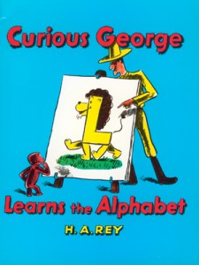 おさるのジョージ（英語絵本）CURIOUS GEORGE LEARNS THE ALPHABET　ソフトカバー　シリーズ作品　1歳〜3歳　外国の絵本