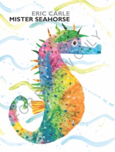 とうさんはタツノオトシゴ（英語絵本）MISTER SEAHORSE　エリック・カール　0〜3歳　ソフトカバー　はらぺこあおむし　仕掛け絵本